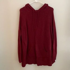 Burgundy Tunic with hood